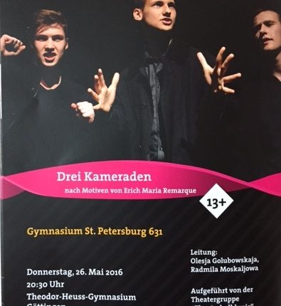 Vorhang Auf Und Buhne Frei Eine Woche Schultheater In Gottingen Theodor Heuss Gymnasium